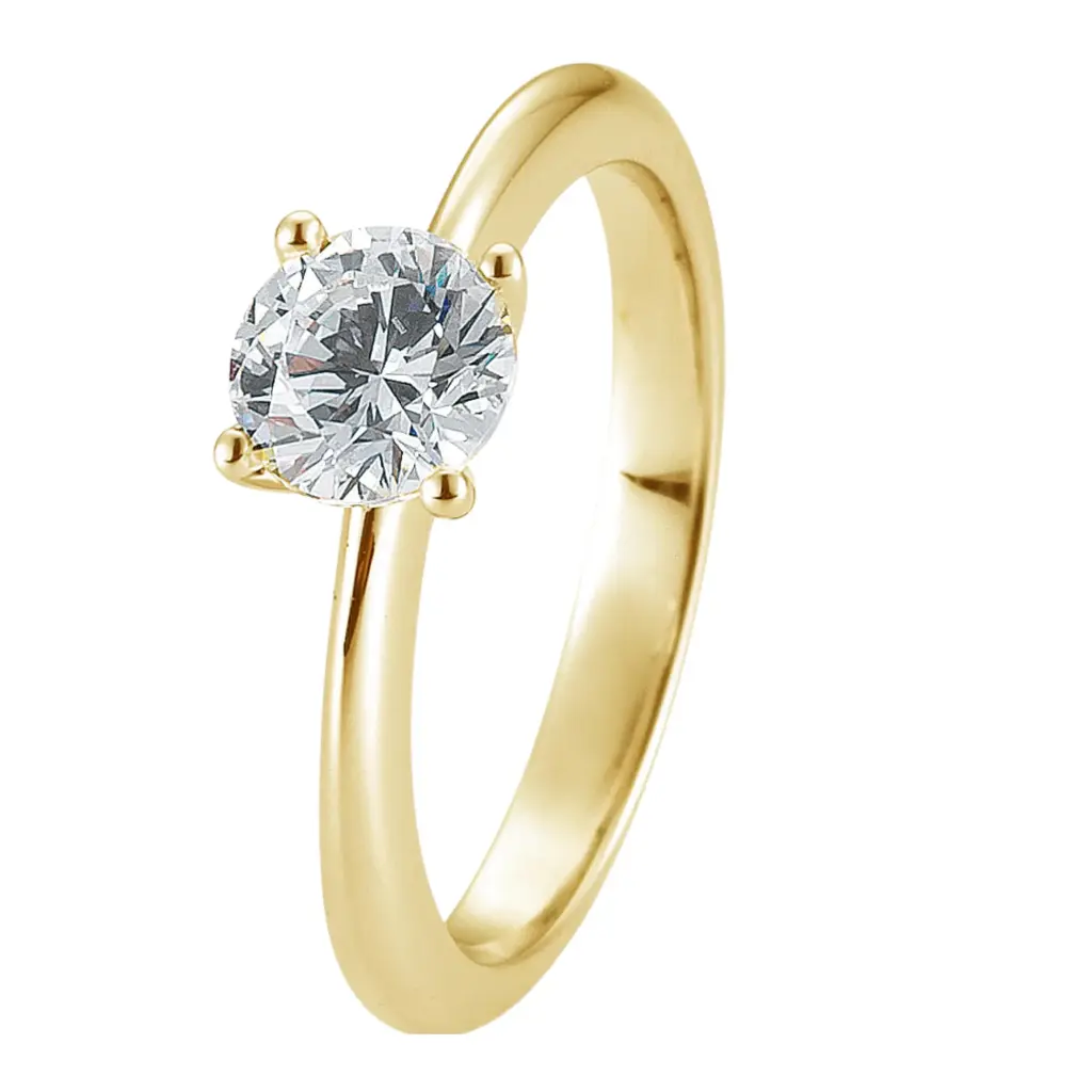 Verlobungsring Gelbgold