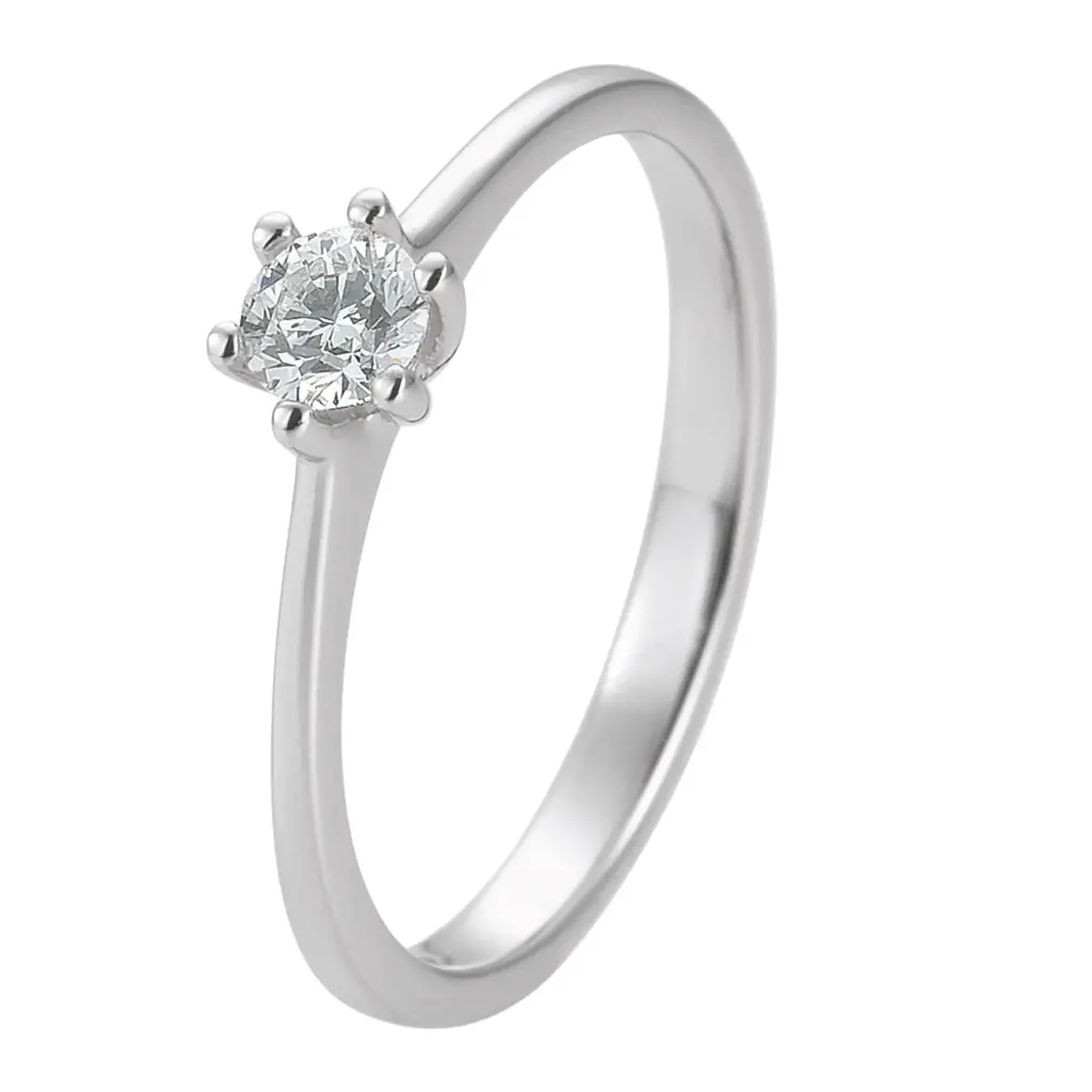 Verlobungsring Weißgold