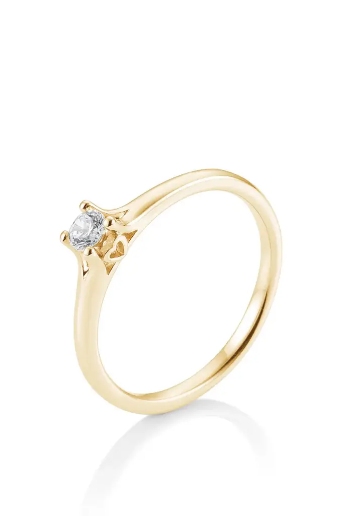 Verlobungsring Gelbgold