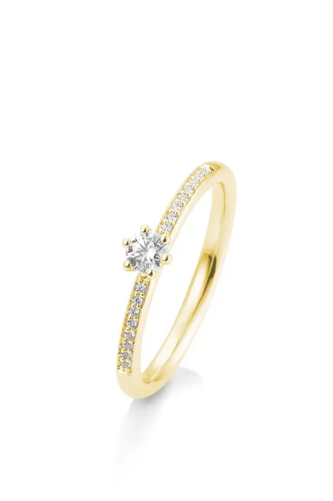 Verlobungsring Gelbgold