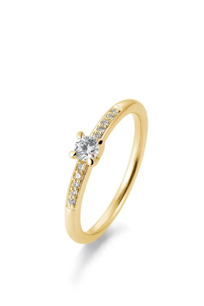 Verlobungsring Gelbgold