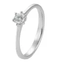 Verlobungsring Weißgold