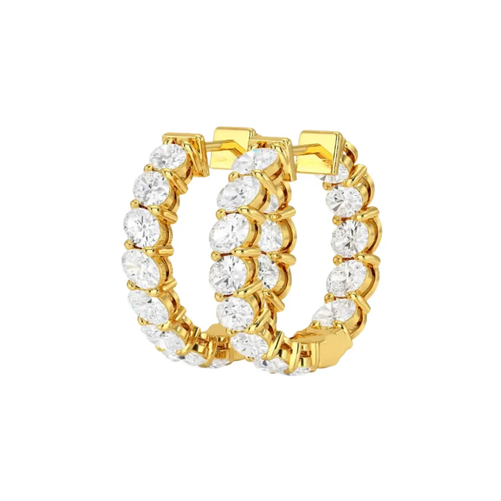 Creolen labgrown Diamant