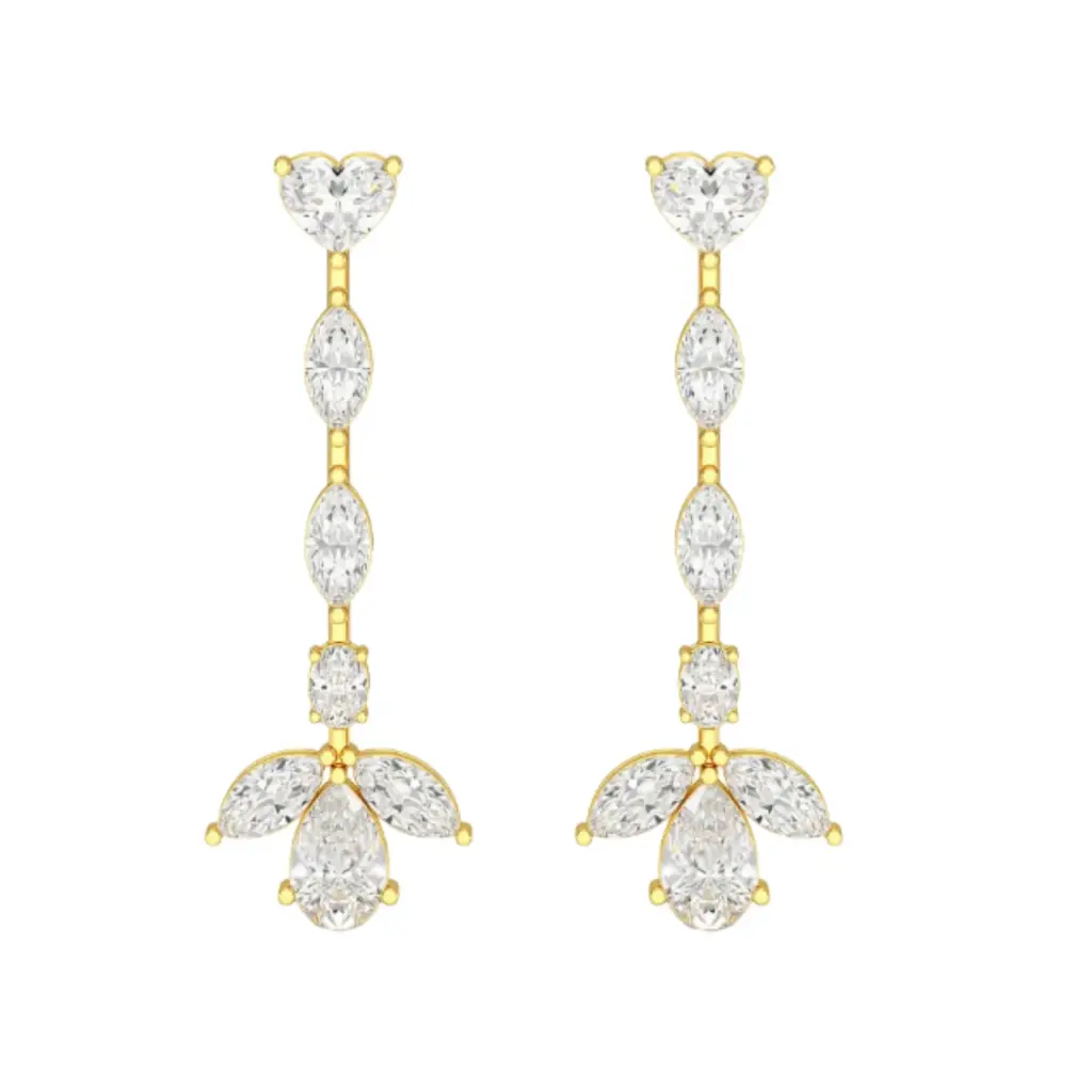 Ohrhänger labgrown Diamant