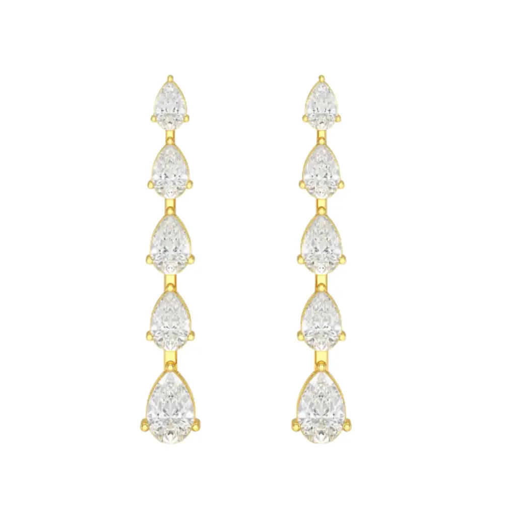 Ohrhänger labgrown Diamant