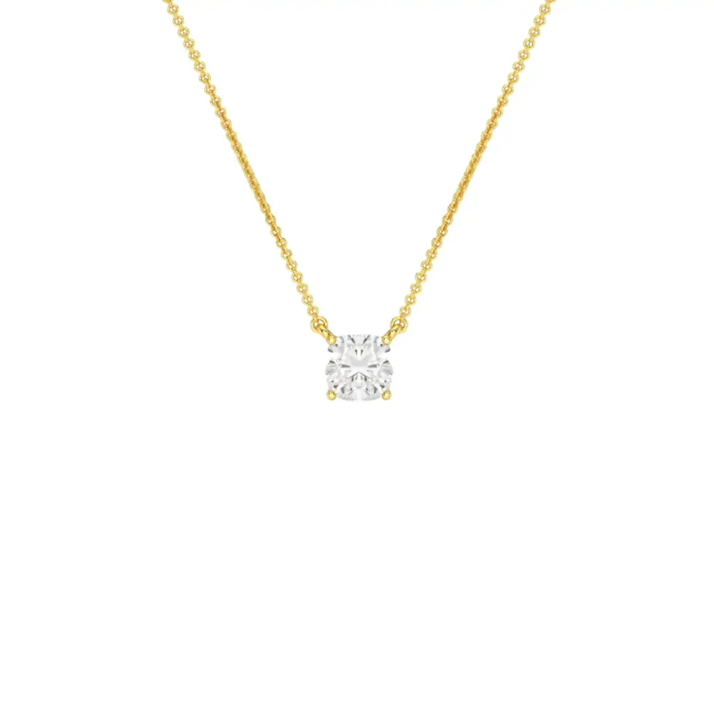 Kette mit Anhänger labgrown Diamant