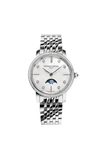 [FC-206MPWD1SD6B] Frederique Constant Classics Slimline Ladies Moonphase