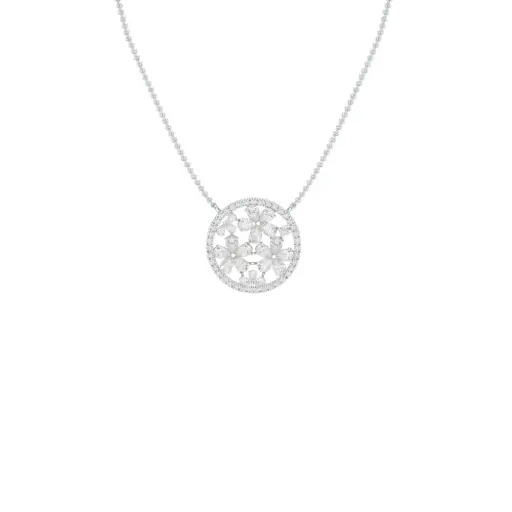 Kette mit Anhänger labgrown Diamant