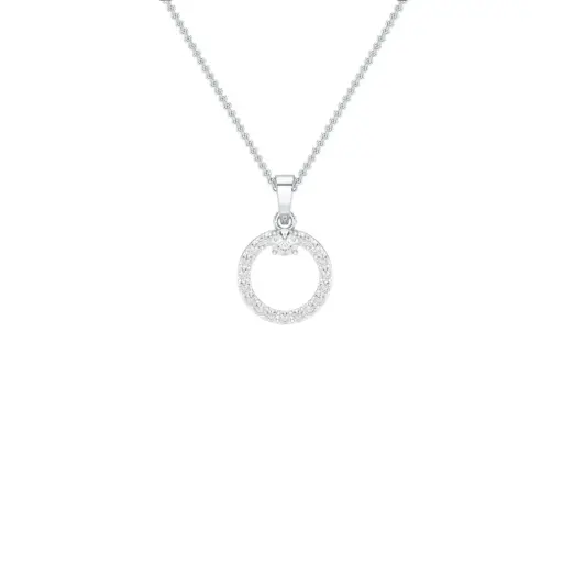 Kette mit Anhänger labgrown Diamant