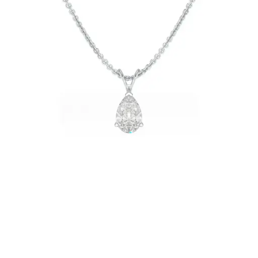 Kette mit Anhänger labgrown Diamant
