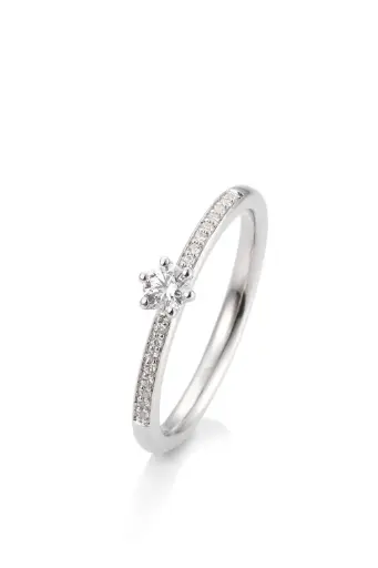 Verlobungsring Weißgold