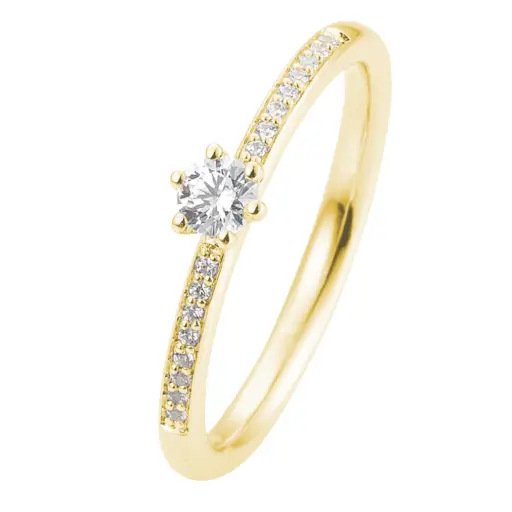 [600041] Verlobungsring Gelbgold
