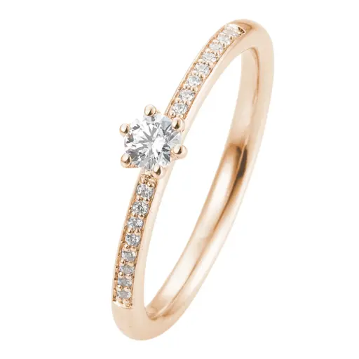 [600042] Verlobungsring Roségold