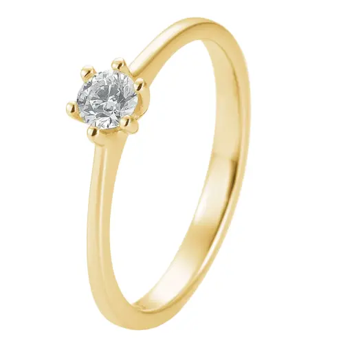 [600044] Verlobungsring Gelbgold