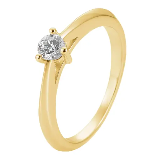 [600047] Verlobungsring Gelbgold 